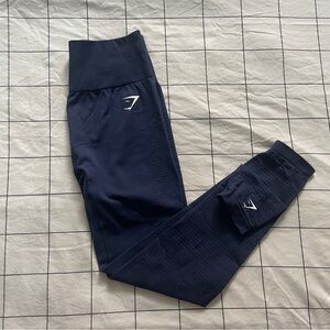 Gymshark Vital Seamless Leggings - Heavy Blue Marl